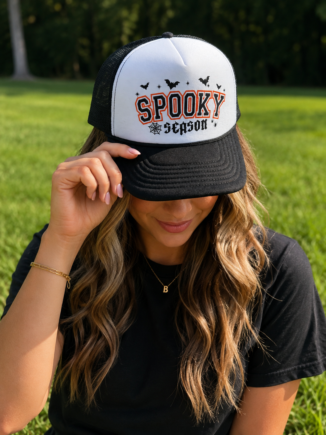 Spookey Season Foam Trucker Hat