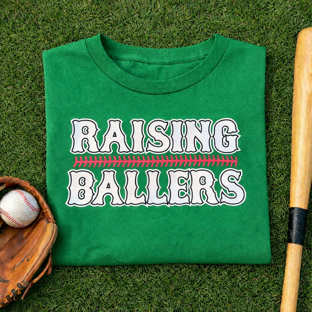 Raising Ballers Crusader Baseball Tee