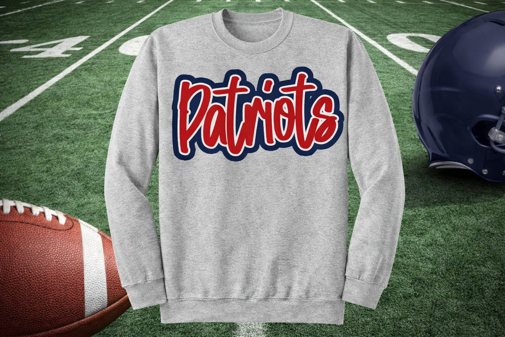 Patriots Script Game Day Crewneck