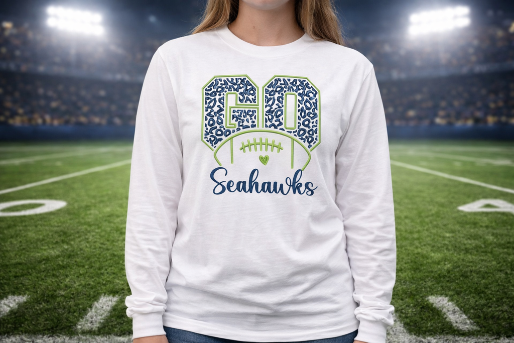 Go Seahawks Leopard Football