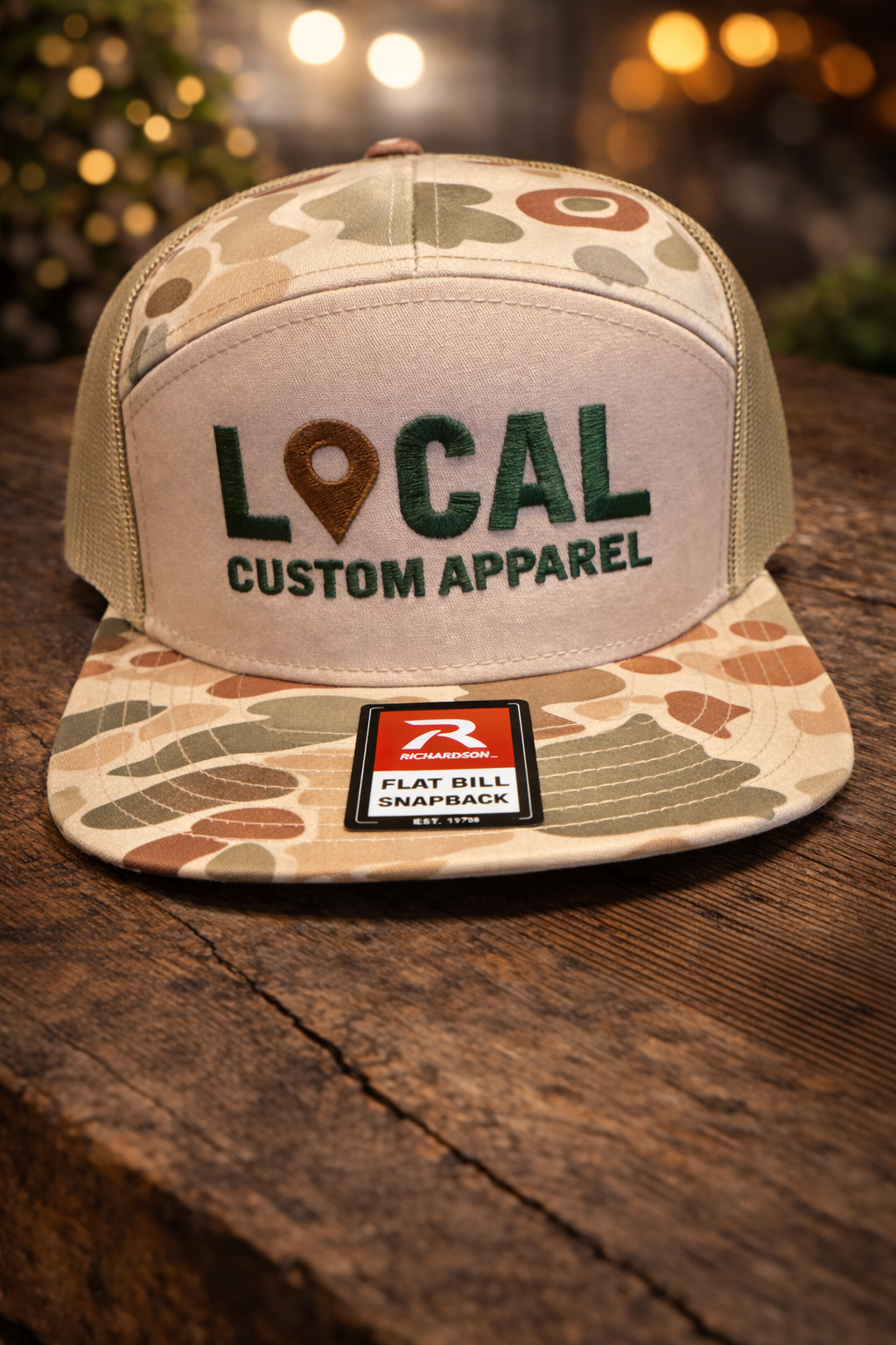 LOCAL Custom Apparel Richardson R168 Printed Camo