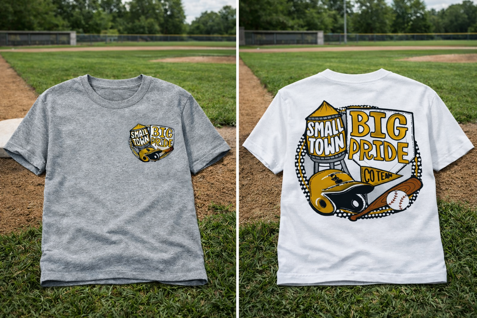Small Town Big Pride Baseball Leopards