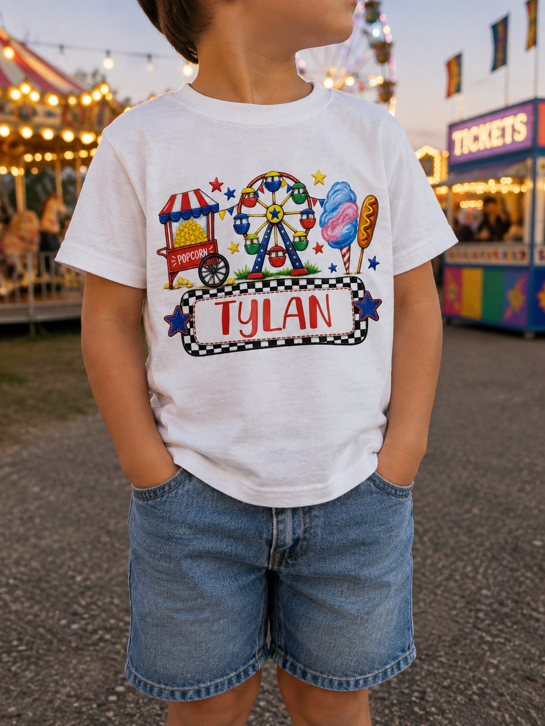 Personalized Fair Fun Kids T-Shirt | Little Roo Fall Collection