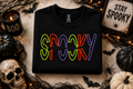 Spooky Season Puff Embroidered Sweatshirt