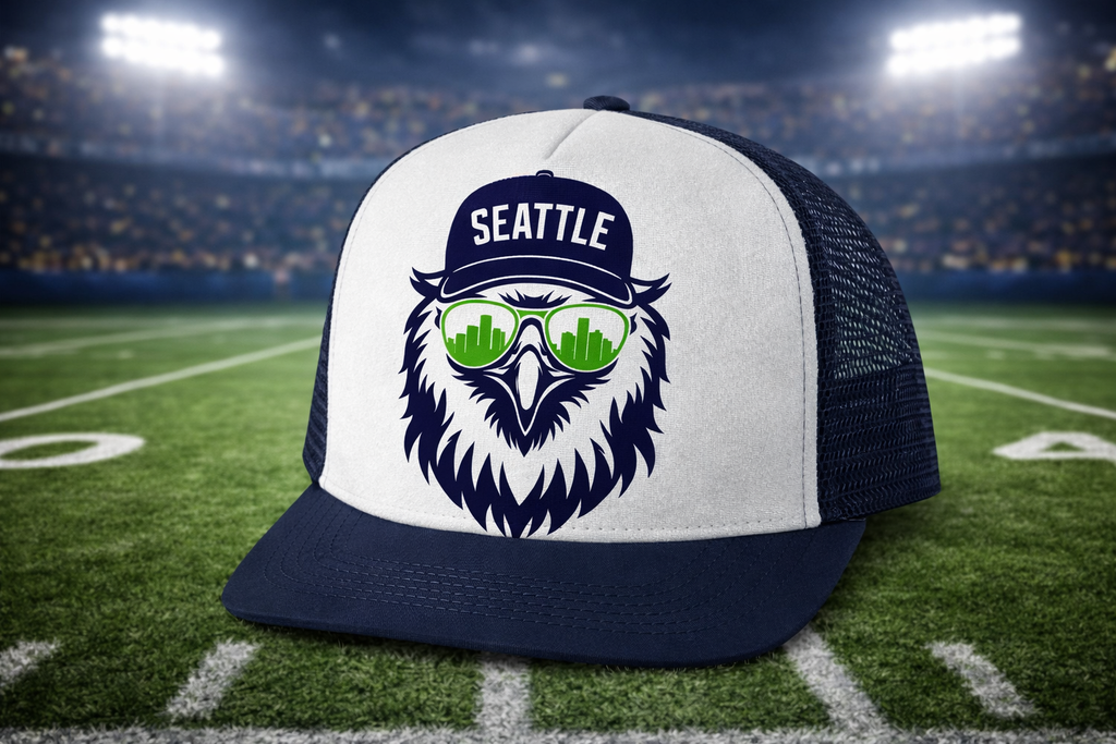 Seahawk Foam Trucker Hat