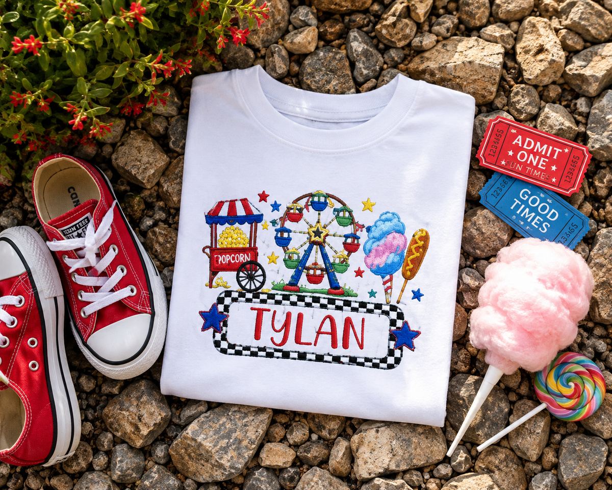 Personalized Fair Fun Kids T-Shirt | Little Roo Fall Collection