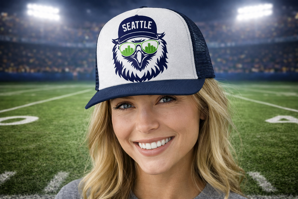 Seahawk Foam Trucker Hat