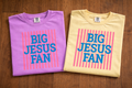 Big Jesus Fan - Comfort Color Women Boxy Tee