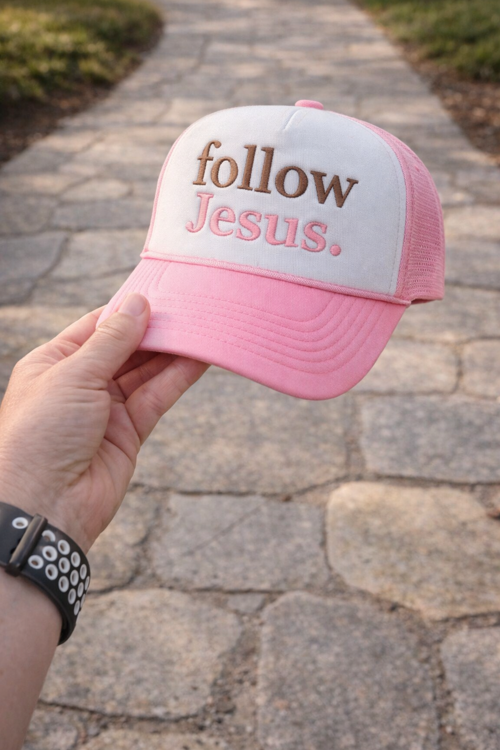Follow Jesus Foam Trucker Style Hat