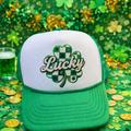 Lucky Shamrock Foam Trucker Hat-St Patty's Day Edition