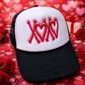XOXO Puff Embroidered Foam Trucker Hat