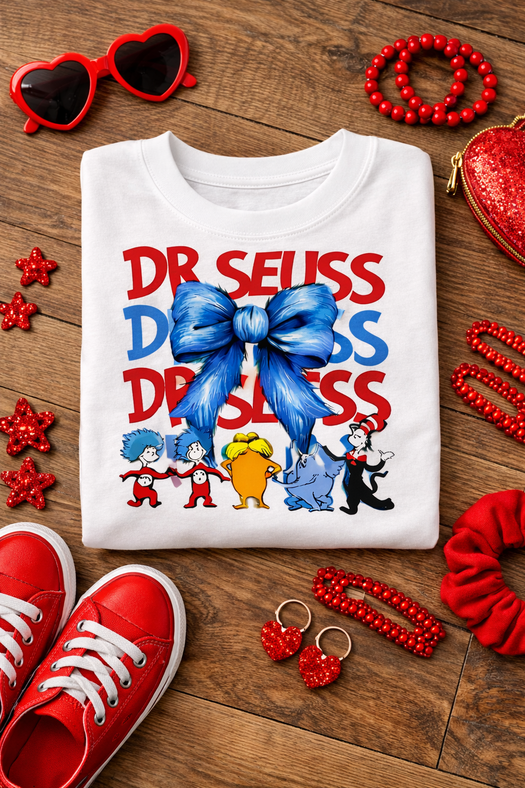 Dr Seuss BOW Long Sleeve Shirt