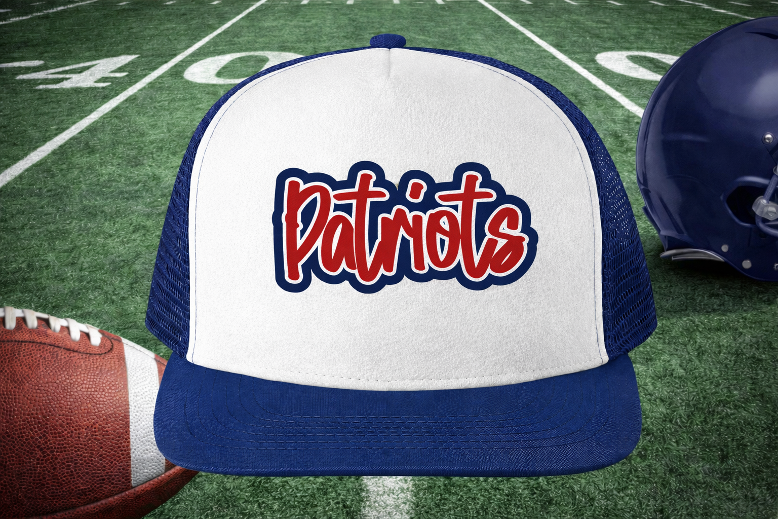 Patriots Foam Trucker Hat