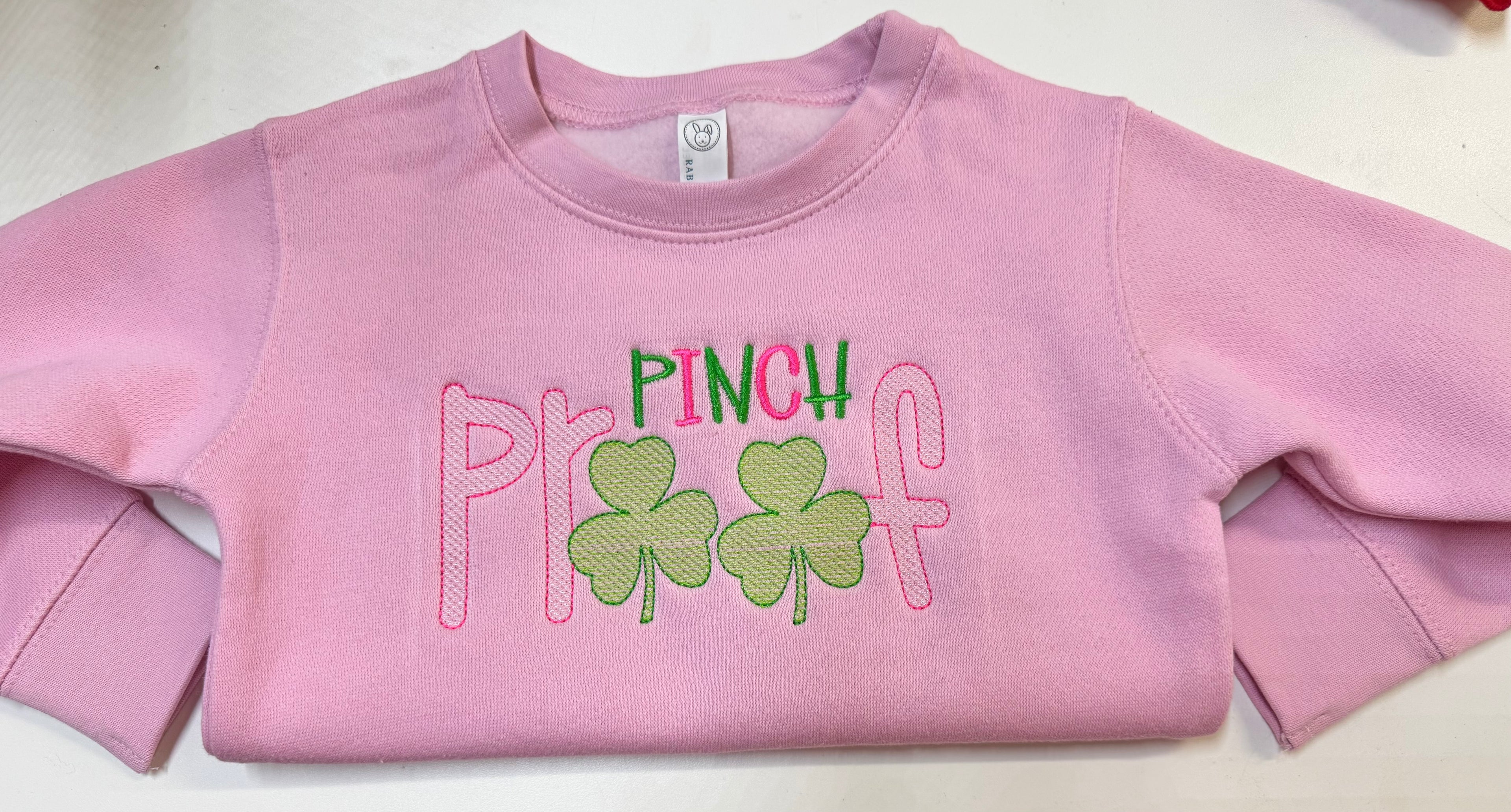 Pinch Proof Embroidered Sweatshirt