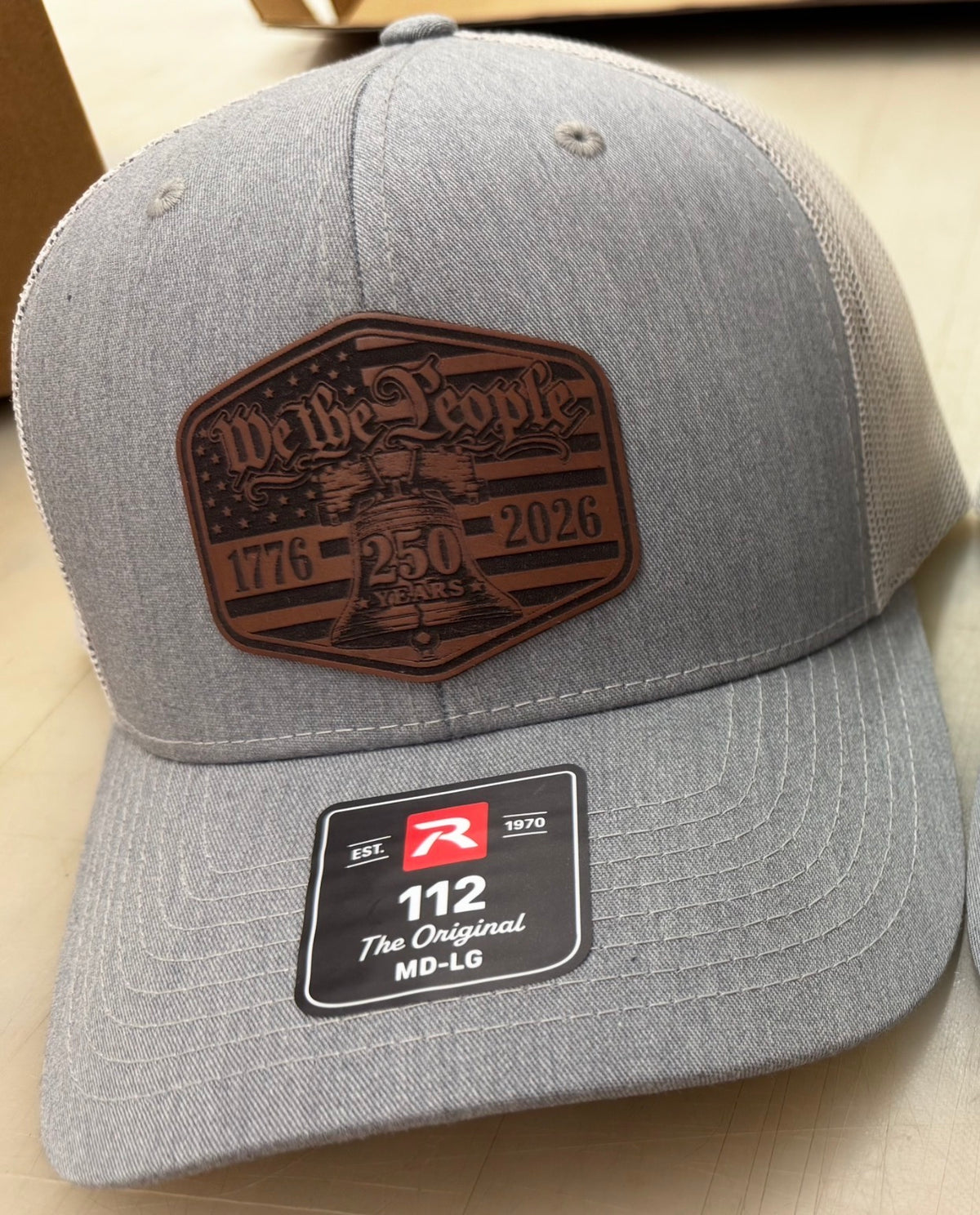 RICHARDSON 112 WE THE PEOPLE 250TH ANNIVERSARY LEATHER PATCH