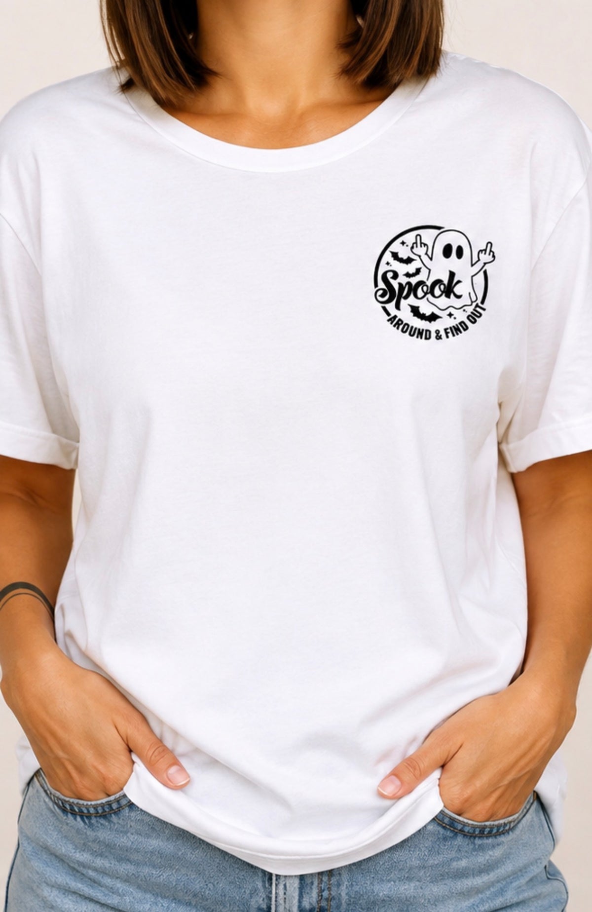 Spook Around & Find Out Halloween Tee|Crewneck