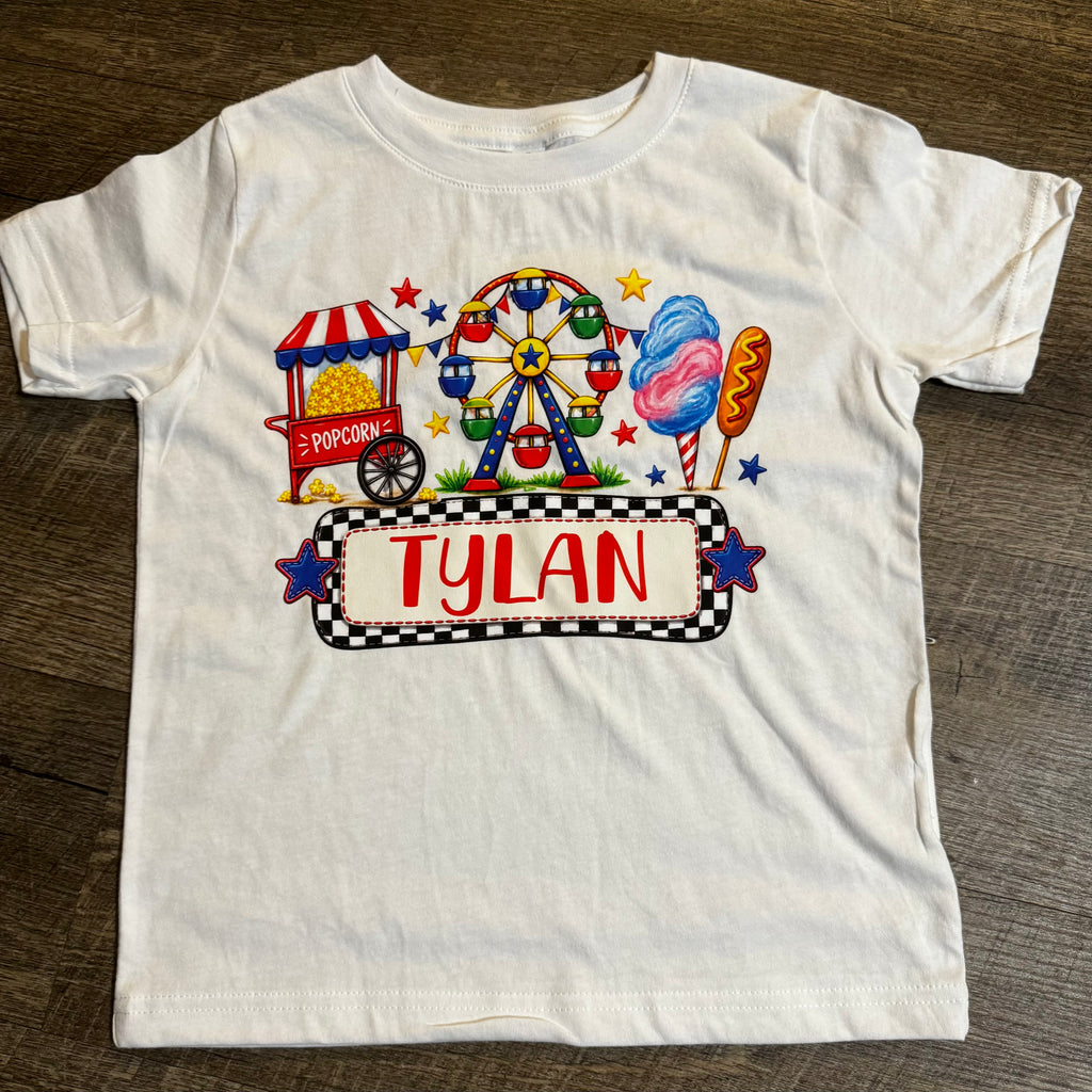 Personalized Fair Fun Kids T-Shirt | Little Roo Fall Collection