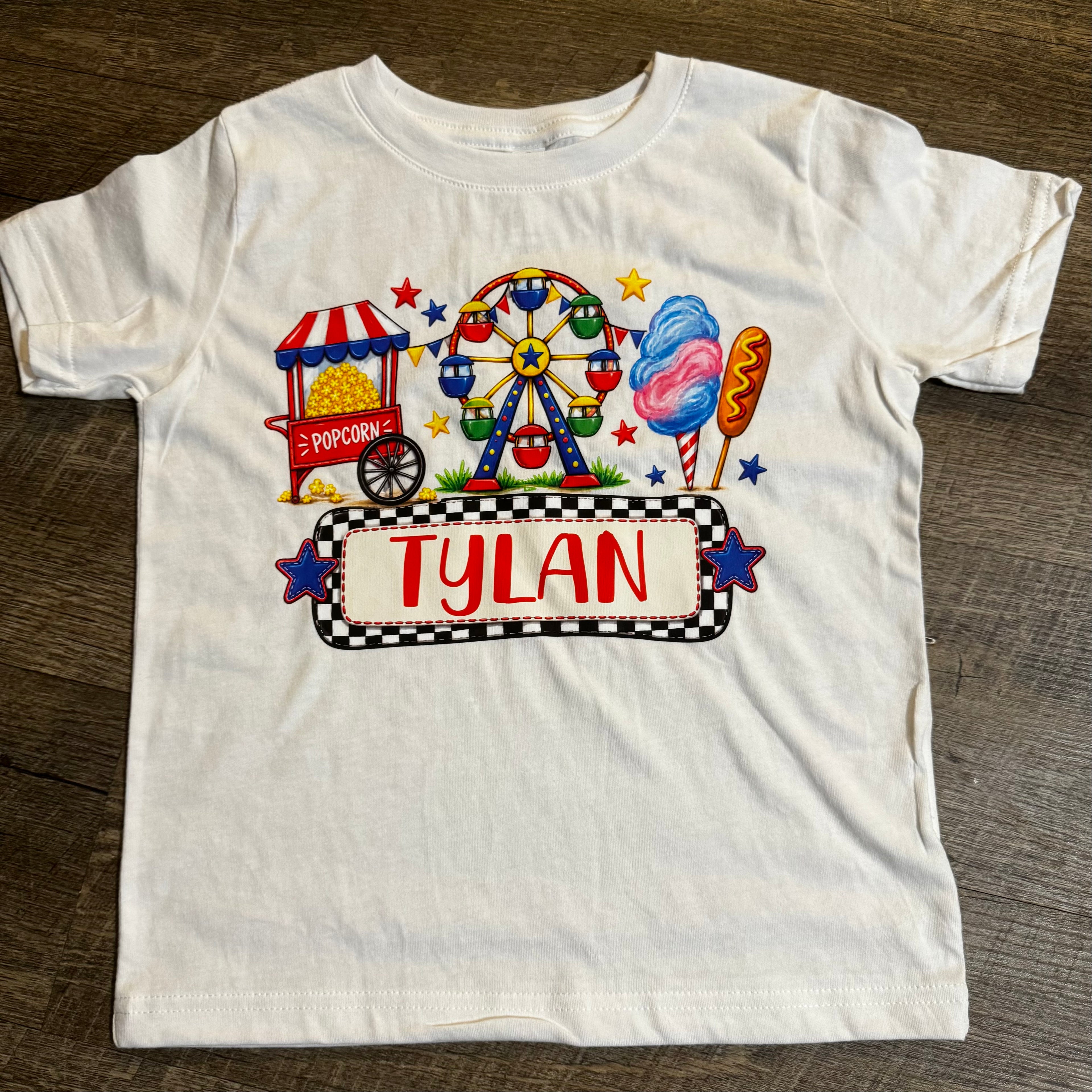 Personalized Fair Fun Kids T-Shirt | Little Roo Fall Collection