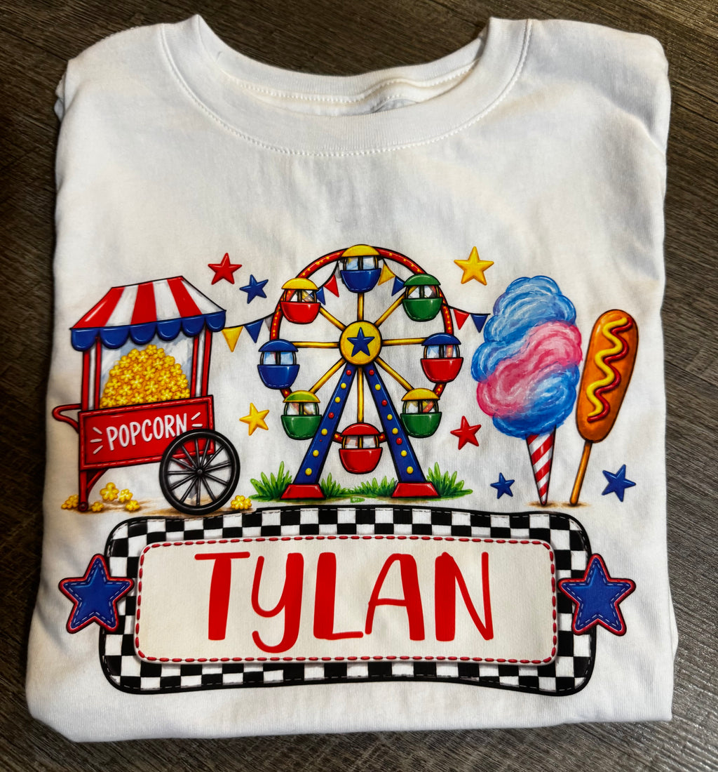 Personalized Fair Fun Kids T-Shirt | Little Roo Fall Collection