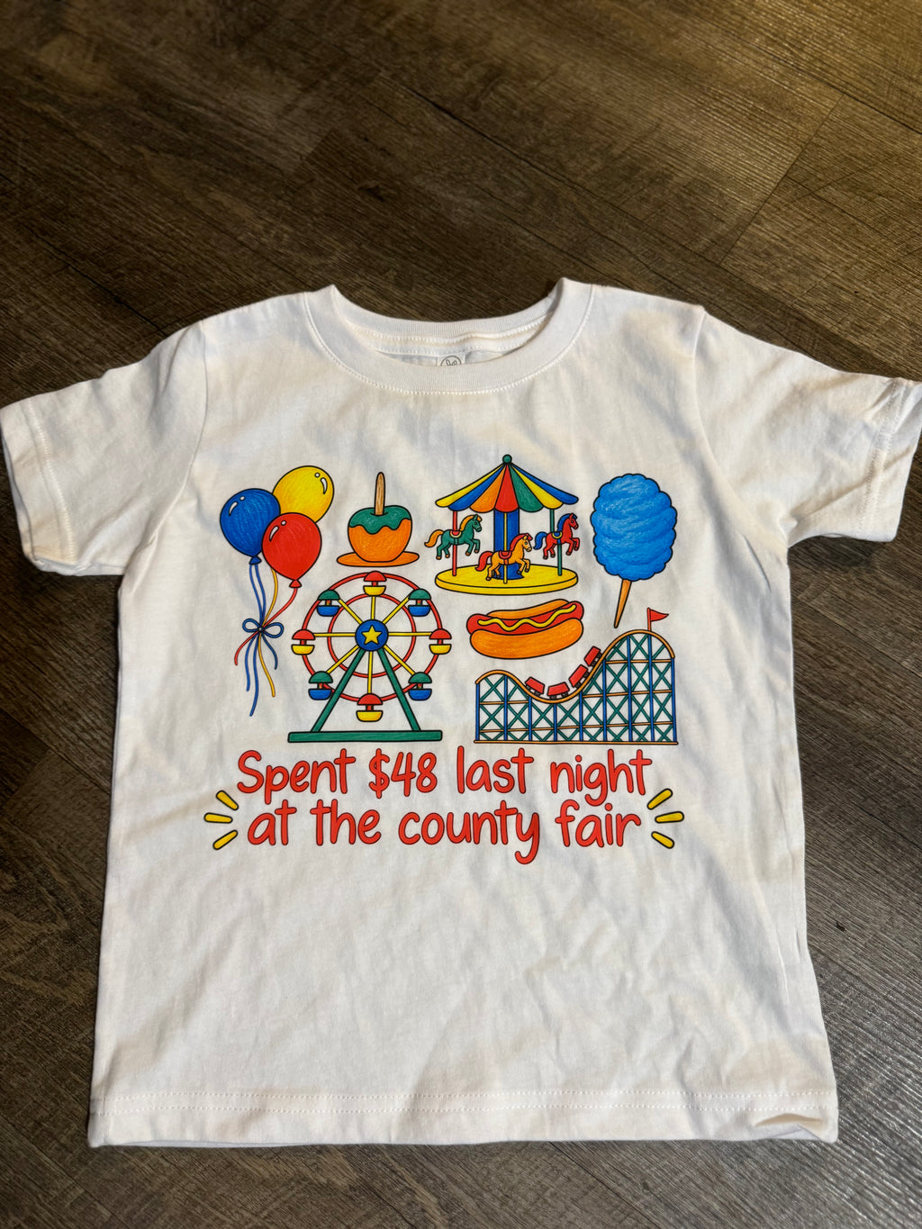 Spent $48 at the County Fair Kids Tee | Little Roo Fall Collection